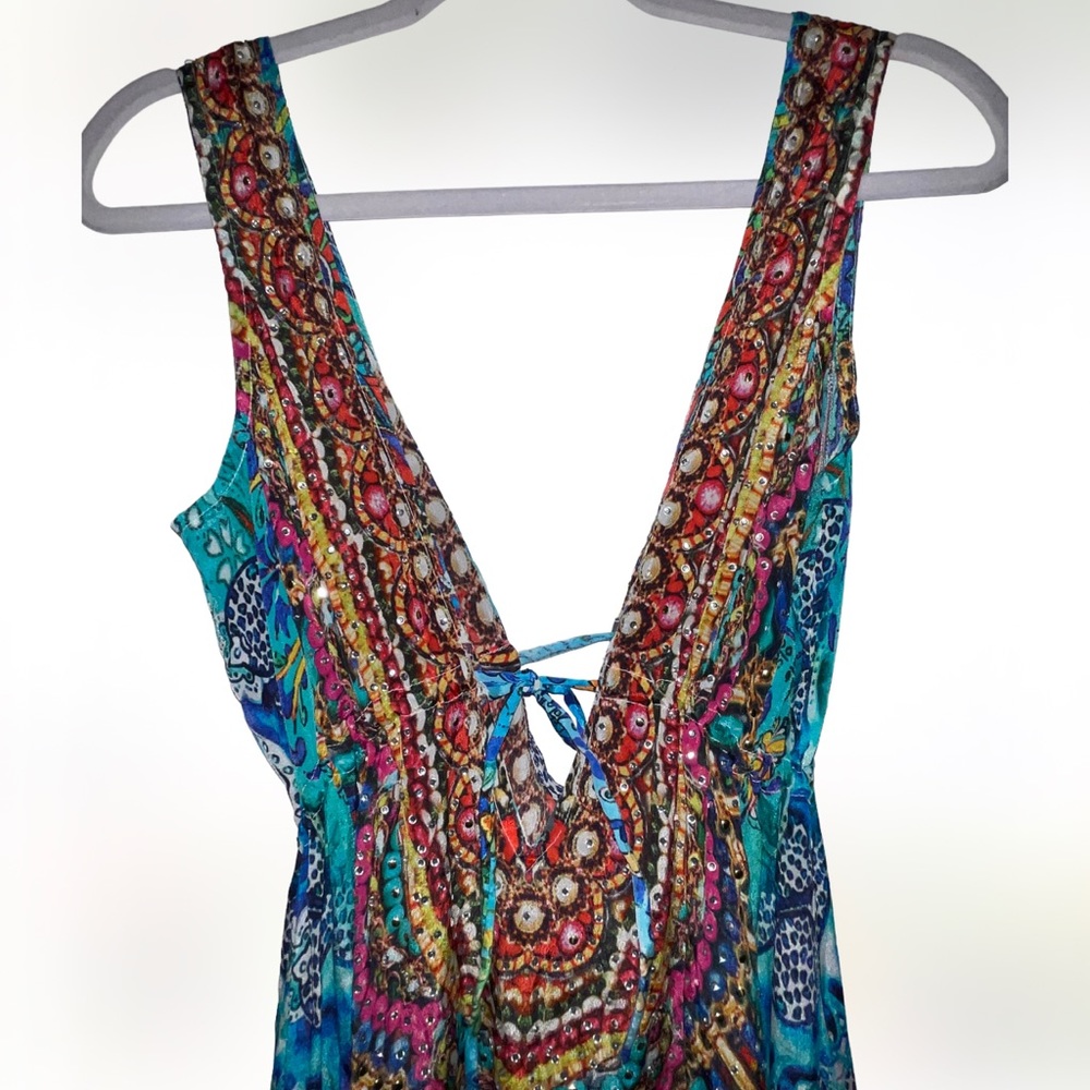 Narcisa Lang dress size M 💯 silk viscose - Picture 11 of 16